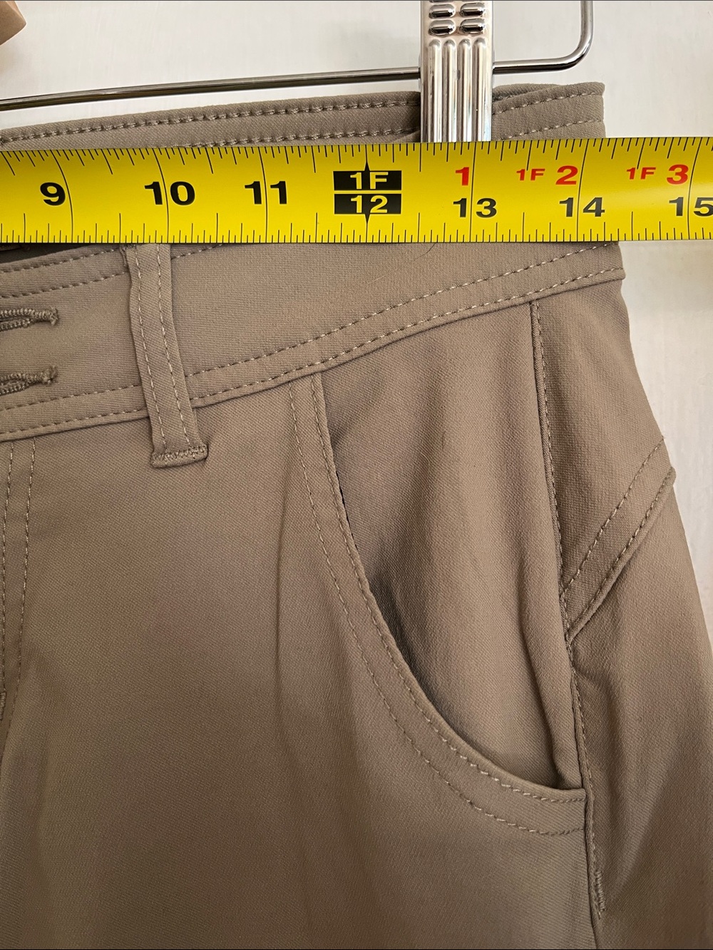 Prana Halle Khaki Outdoor Hiking Stretch Cargo Pants - Picture 7 of 9